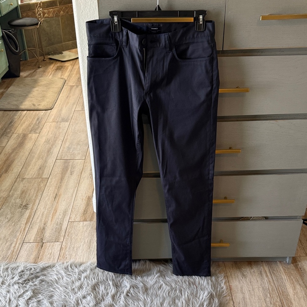 Theory Women's Slim Pants in Navy